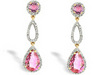 pink sapphire earrings ♥