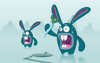 beware the blue rabbits