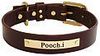 leather collar for pooch