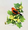 A Red Bird Scarlet Tanager Print