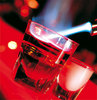 4 shots of Flaming Lamborghini