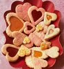 Valentines day cookies