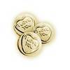 Golden love hearts