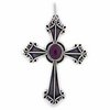 Gothic Cross Carnelian Pendant