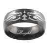 Tribal Design Black Ring