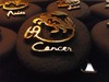 24K gold Cancer Cameo