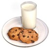 Milk and Cookies Snack