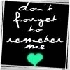 Don't Forget
