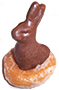 Donut-Ridin Chocolate Bunny