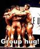 men group hug