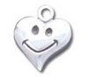 smiley heart charm