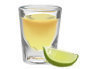 a shot of tequila
