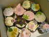 box of cup cakes