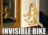 An invisible bike