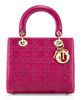lady dior stamped cannage bag