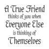 True Friends...