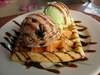 ~waffle with ice cream~