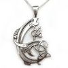 Celtic fish of wisdom pendant