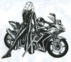 Dark Motorbike