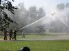 A water fight with Fire Fighters