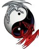 dragon ying-yang tattoo