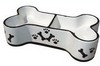 Double Bowl Bone Ceramic Feeder