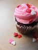 Pink Cupcake Filled with Love