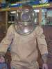 old diving suit