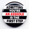 TAKE THE FIRST STEP BADGE