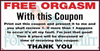 a FREE orgasm coupon