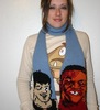 Punch-out scarf
