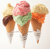 multi flavour ice cream 