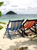 sun chairs in paradise