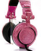 Swarovski pink headphones 