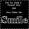 you make me smile