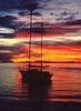 Romantic Sunset at Sea 
