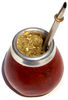 Mate (herbal drink with a straw)