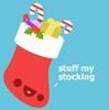 a stuffed stocking