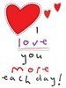 i &lt;3 u more each day!