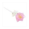 Pink Frosted Glass Rose