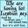 Hot lesbian sex...