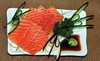 salmon sashimi