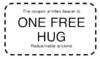 ♥ 1 FREE HUG COUPON♥ 
