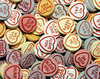 A pile of love hearts