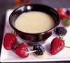 White chocolate fondue