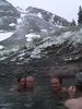 hot spring in the mountains