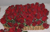 basket of rose petals