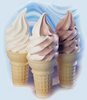 soft serve icecream cones