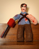 a hand-knitted Evil Dead Ash