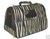 zebra stripe pet carrier